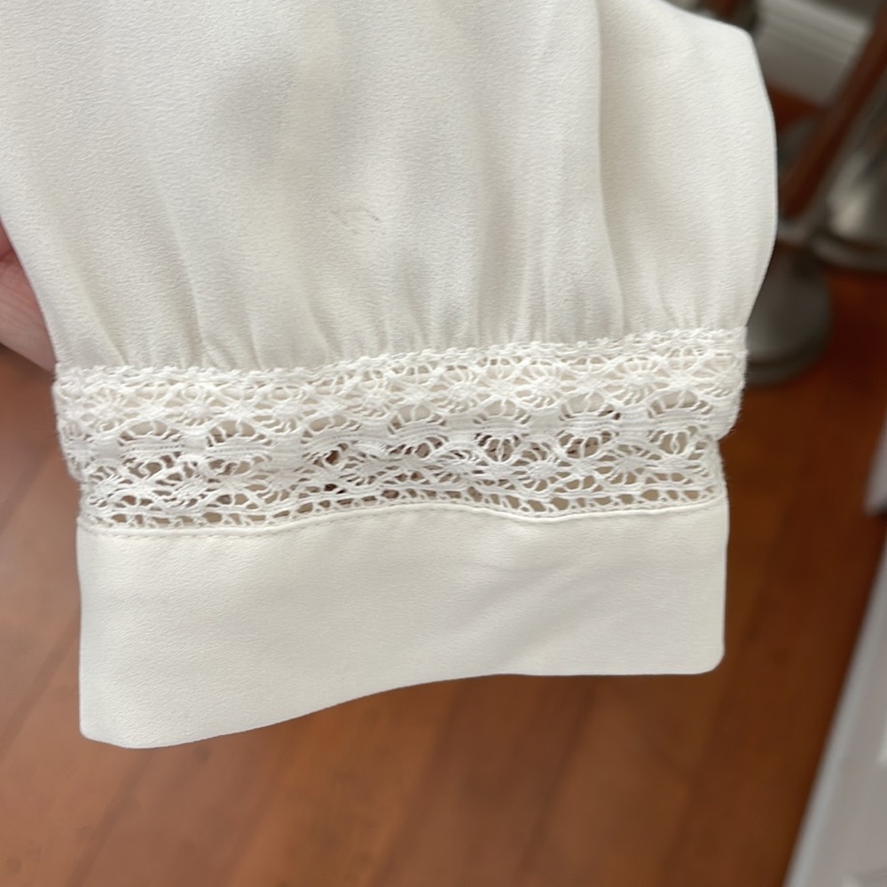 LOFT LACE DETAIL BLOUSE - Picture 6 of 7